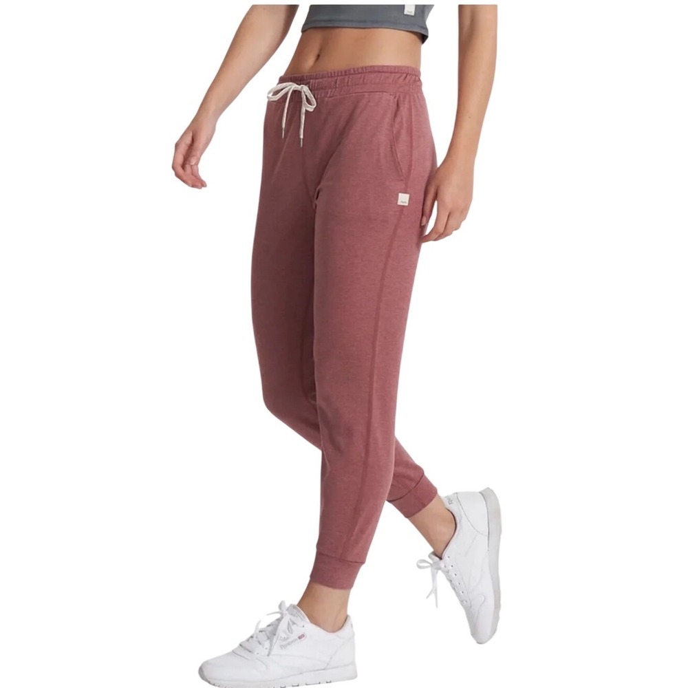 Vuori Performance Jogger Women S Dusty Rose Heather DreamKnit Lounge Yoga Pants